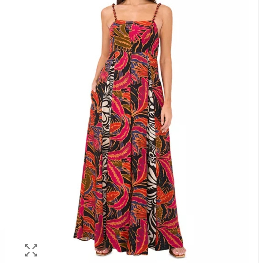 Vince Camuto Inverse Pleated Maxi Dress